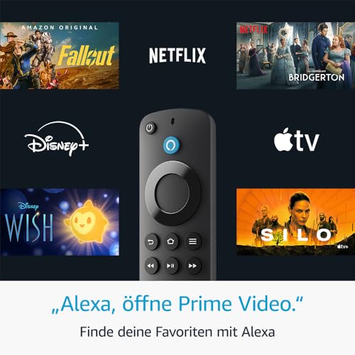 Amazon Alexa-Sprachfernbedienung mit TV-Steuerungstasten, erfordert kompatibles Fire TV-Gerät