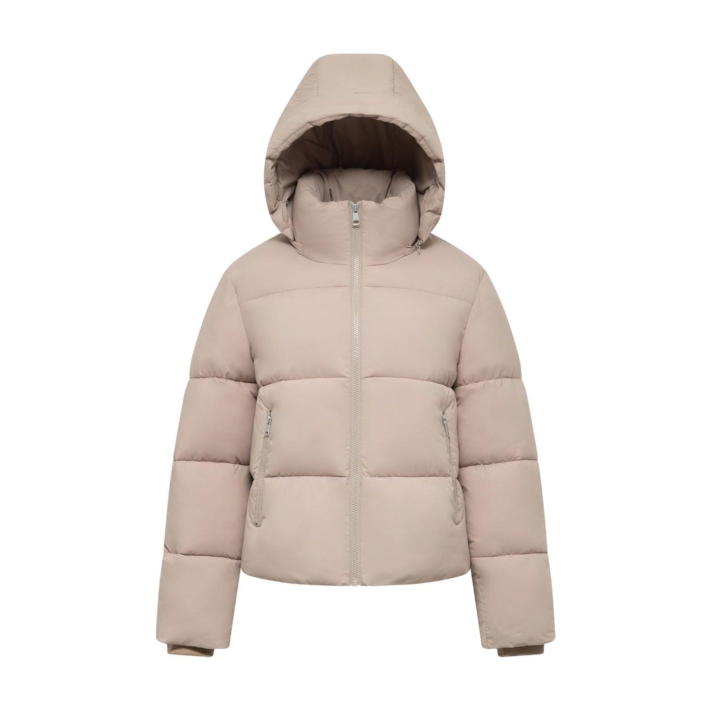 PUFFIT Damen Winter Jake mit Kapuze Warmer Wasserdicht Winterjacke Steppmantel Female Jacken