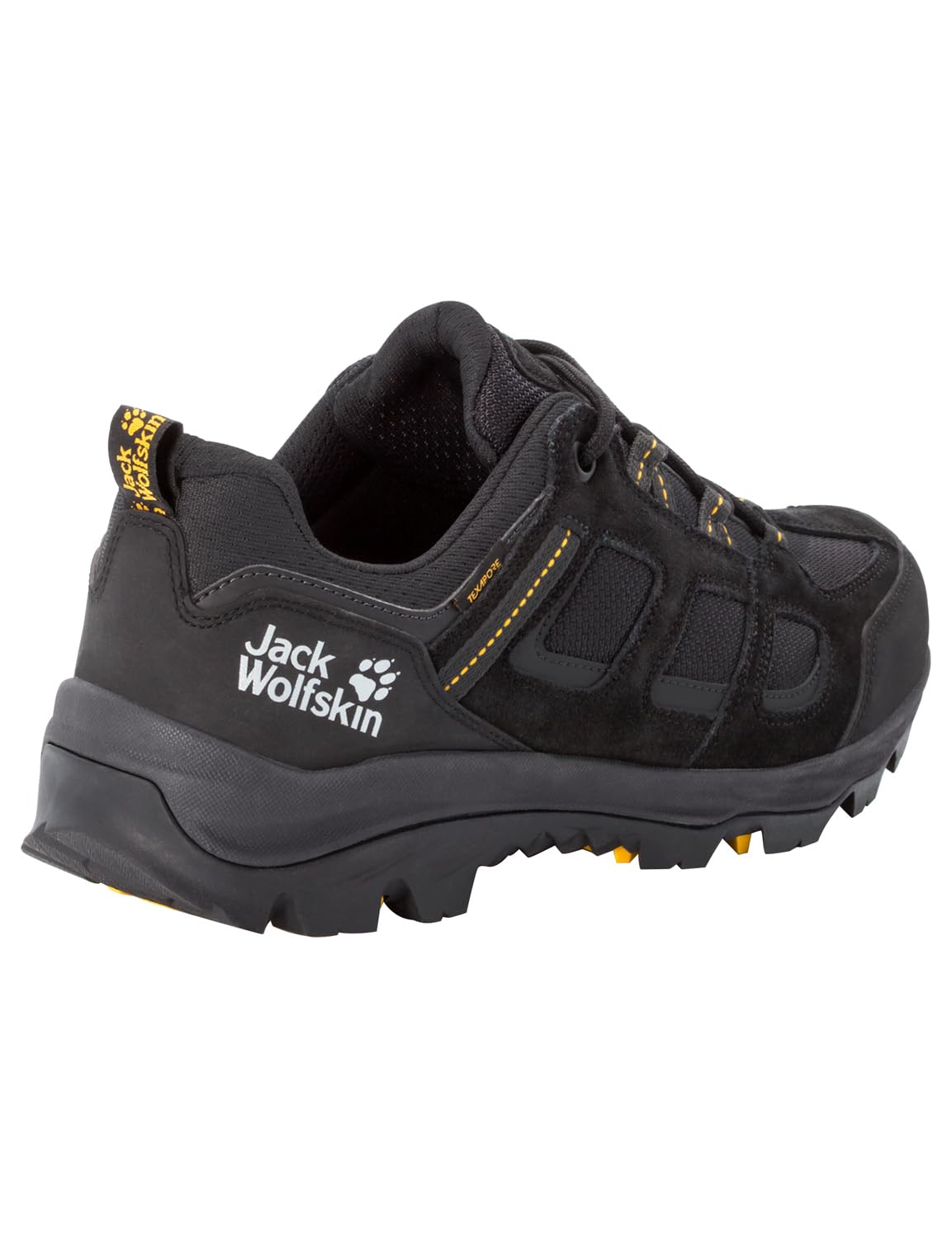 Jack Wolfskin Herren Vojo 3 Texapore Low M, Black Burly Yellow Xt, 43 EU